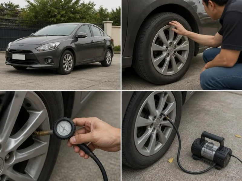 Co sprawdzić po zapaleniu kontrolki TPMS