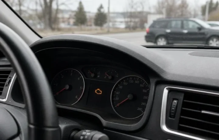 Kontrolka check engine — co oznacza i czy można jechać dalej