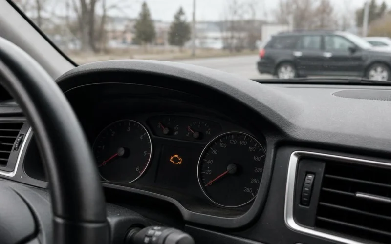 Kontrolka check engine — co oznacza i czy można jechać dalej